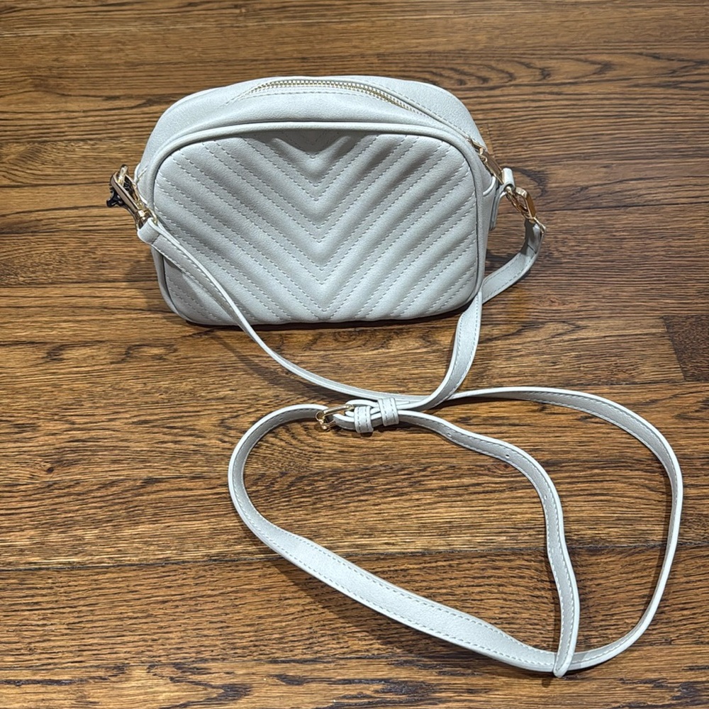 Gray small crossbody